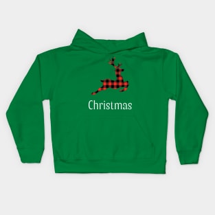 Christmas Reindeer - Ugly Sweater Kids Hoodie